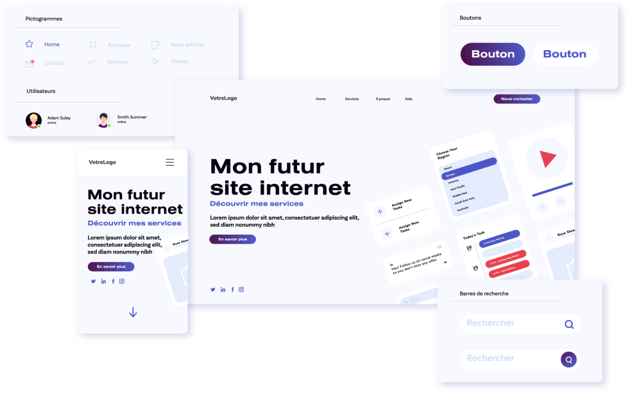 Création de site web - Graphiste à Marseille - Studio Laurie Rose